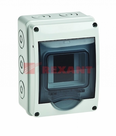 REXANT 81-4321 Щиток о/п на 3 мод.с вертик.двер.160х120х91мм (69003)
