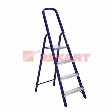 REXANT 12-5045 Стремянка металлическая комбинированная четыре ступени