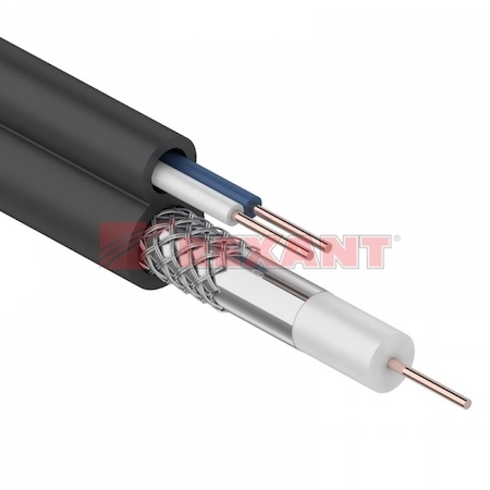 Фото Rexant 01-4002 Кабель ККСВ-П+2х0.5 100м Ч (м)