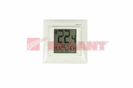 51-0565 Терморегулятор сенсорный RX-418H (бежевый) REXANT (совместим с Legrand серии Valena)