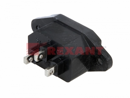 11-0002 FD-1924 сетевое гнездо на корпус  REXANT