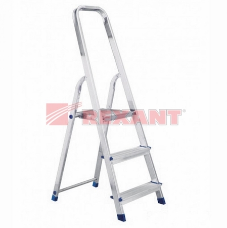 REXANT 12-5040 Стремянка алюминиевая три ступеньки