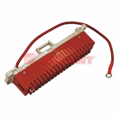 04-0122 Плинт  8 pin с заземлением (монтаж на хомут) REXANT 