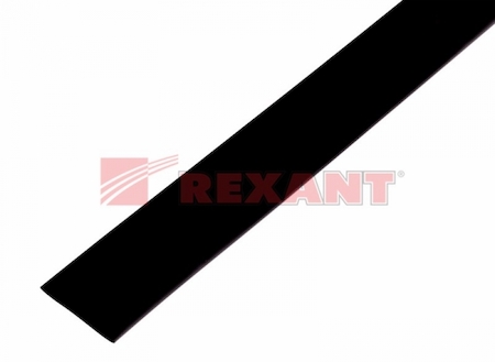 23-0006 Термоусадка  30,0 / 15,0 мм, черная (упак. 10 шт. по 1 м)  REXANT