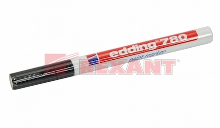 REXANT 09-3990 Маркер  E-780  эмаль  0.8мм (для рисунка печатных плат) чёрный