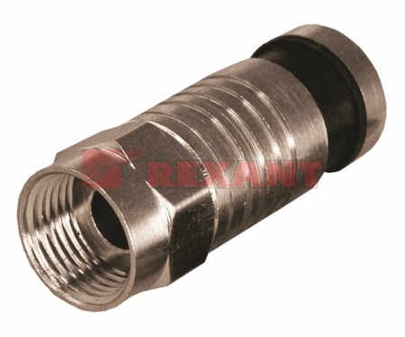 05-4033 РАЗЪЕМ  F-разъем  RG-6  обжим  влагозащищенный   REXANT