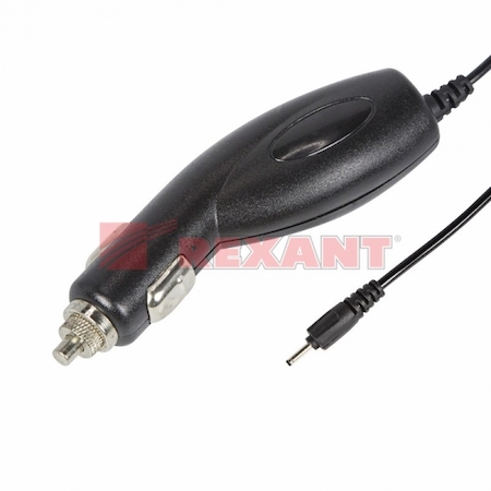 16-0253 Автозарядка в прикуриватель для NOKIA 51**/32**/88**/6*** "толстая" (АЗУ) (5V, 700mA) шнур спираль 1.2М черная REXANT (Выводим)