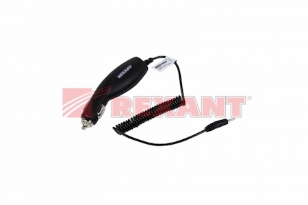 16-0257 Автозарядка в прикуриватель шт DC (male) 0.7х2.5мм REXANT (Выводим)
