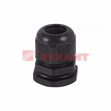 REXANT 07-8016-1 Кабельный ввод PG-16 (10-14 мм) черный