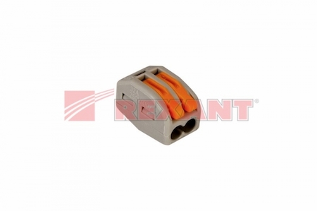 REXANT 07-5252 Универсальная многоразовая 2-проводная клемма (0,08-2,5 (4) мм²) 50шт.