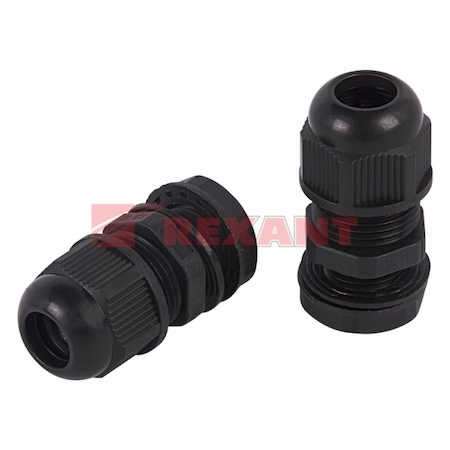 REXANT 07-8125-1 Кабельный ввод MG-25 (18-13мм) черный