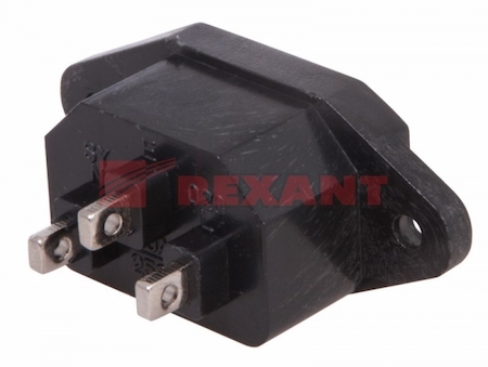 11-0001 FD-1923 сетевое гнездо на корпус  REXANT