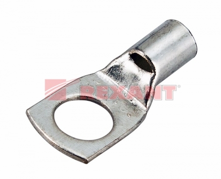 08-1008 НАКОНЕЧНИК КОЛЬЦЕВОЙ (НК  ø6.5мм) 10мм² (ТМЛ (DIN) 10-6 / JG-10-6 / SC10-6)  REXANT