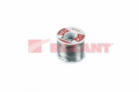 09-3323 Припой с канифолью 250 г d=2.0 мм (Sn60 Pb40 Flux 2.2 %) REXANT