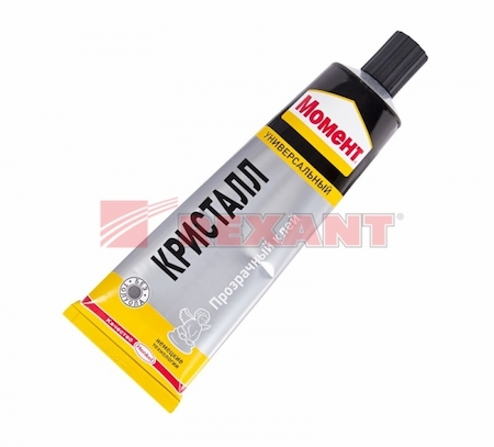 REXANT 09-1302-1 Клей "Момент КРИСТАЛЛ" (30мл) в шоу-боксе
