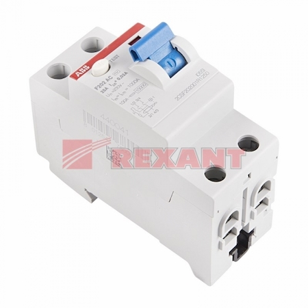 REXANT 81-1002 Выкл.диф.тока 2мод. F202 AC-25/0,03