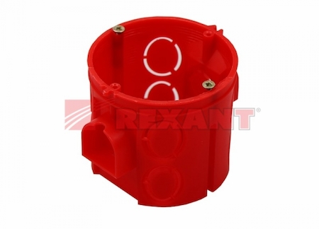 REXANT 28-3021 Коробка установочная углубленная 64х60 с саморезами