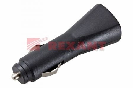 16-0236 Автозарядка в прикуриватель USB (АЗУ) (5V, 1 000mA) REXANT
