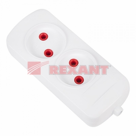 REXANT 11-8708 Колодка 2 гнезда эконом