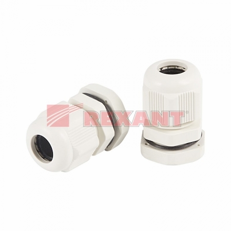 REXANT 07-8013 Кабельный ввод PG-13,5 (6-12 мм) серый