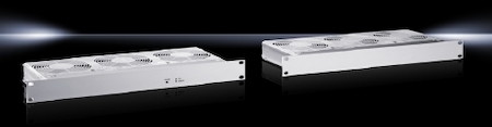 Rittal 3342024 SK 19" Встраиваемый вентилятор, 480 м3/ч, 19" х 44 х 200 мм, 24В DC, 3 вентилятора