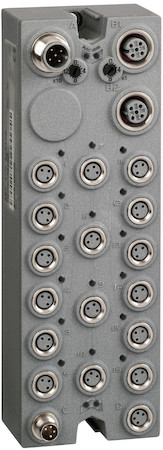 Schneider Electric TM7NCOM16B Дискретный модуль CANopen IP 67, 16 вх/вых, разъемы М8