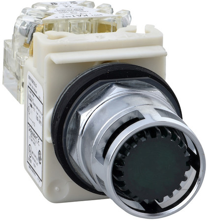 Schneider Electric 9001K3L1GH13 КНОПКА С ПОДСВЕТКОЙ 30ММ ЗЕЛЕНАЯ 120В