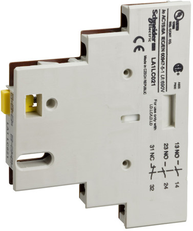 Schneider Electric LA1LC021 БЛОК ДОП. КОНТАКТОВ 3Р, СЛЕВА