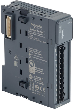 Schneider Electric TM3AQ4 АНАЛОГ МОДУЛЬ РАСШИРЕНИЯ ТМ3- 4 АНАЛОГОВЫХ ВЫХОДА