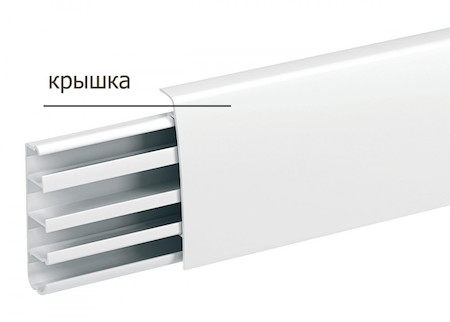 Schneider Electric ISM18020 TML-E-Г-КРЫШКА ПЛИНТУСА 2,5М БЕЛ
