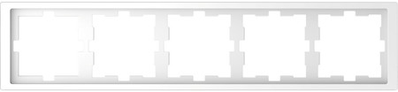 Schneider Electric MTN4050-6535 MERTEN D-Life РАМКА 5-постовая, БЕЛ. ЛОТОС