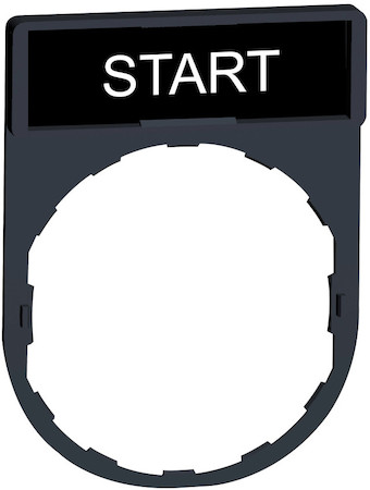 Schneider Electric ZBY2303 ЭТИКЕТКА. START