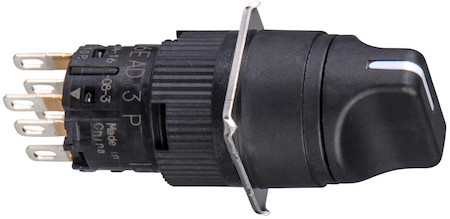 Schneider Electric ПЕРЕКЛЮЧ., ОТВ. 16 ММ, КРУГЛ., 2 ПОЗ. XB6EAD222P