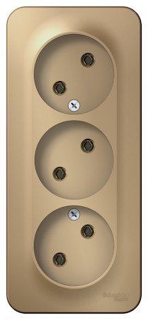 Schneider Electric BLNRA000314 BLANCA О/У РОЗЕТКА 3-ая без заземления без штор. ИЗОЛ.ПЛ., 16А, 250В,ТИТАН