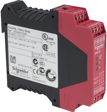 Schneider Electric XPSAF5130P PREVENTA МОДУЛЬ БЕЗОПАСНОСТИ АВАР.ОСТ. 24В