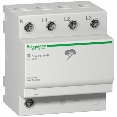 Schneider Electric 16373 УСТ. ЗАЩ. ОТ ИМП. ПЕРЕН. PF 40КА 3П+Н 230/400В