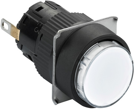 Schneider Electric XB6EAV1BP СИГН. ЛАМПА, КРУГ., БЕЛАЯ, LED, 24В