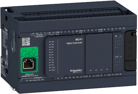 Schneider Electric TM241CEC24R БАЗОВЫЙ БЛОК M241-24IO РЕЛЕ ETHERNET CAN MASTER