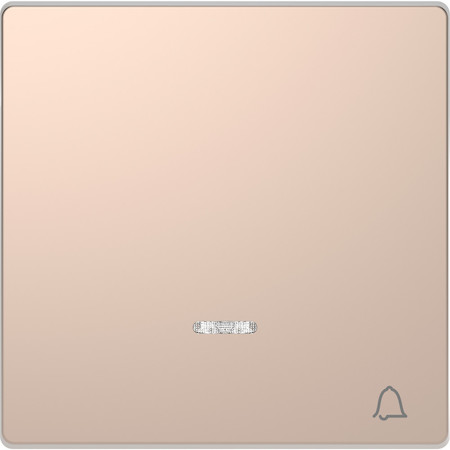 Schneider Electric MTN3325-6051 MERTEN D-Life КЛАВИША с линзой для LED модуля, сим. звонок, ШАМПАНЬ