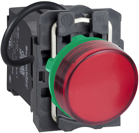 Schneider Electric XB5AV5B4 СИГН. ЛАМПА КРАСНАЯ, ВСТР. СВЕТОДИОД