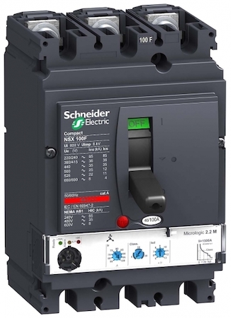 Schneider Electric LV429827 3П3Т АВТОМАТИЧЕСКИЙ ВЫКЛЮЧАТЕЛЬMR. 2.2 M 50A NSX100F