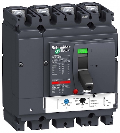 Schneider Electric LV431131 4П4Т АВТ. ВЫКЛ. TM200D NSX250B