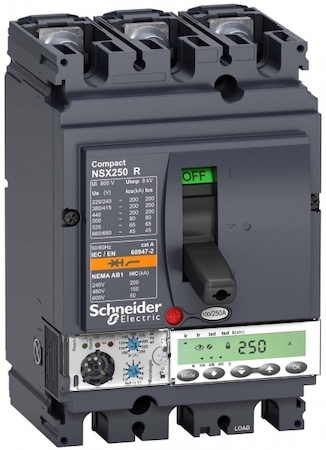 Schneider Electric LV433520 3П АВТОМ.ВЫКЛ. M5.2E 160A NSX250R(200кА при 415В, 45кА при 690B)