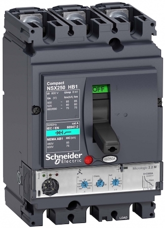 Schneider Electric LV433306 3П3Т АВТОМАТИЧЕСКИЙ ВЫКЛЮЧАТЕЛЬNSX100HB1 MR 2.2M 100A