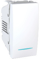 Schneider Electric MGU3.101.18N ВИМИКАЧ 1-КЛАВІШ.(СХ.1)З ПІДСВІЧ.1М,БІЛ.