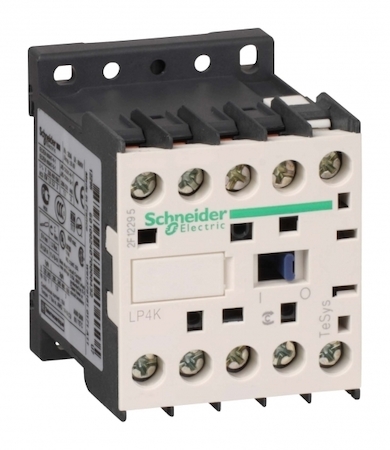 Schneider Electric LP4K0910JW3 КОНТАКТОР.3P, 9A,НО,12В DC,ЗАЖИМ ПОД ВИНТ