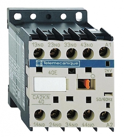 Schneider Electric CA2KN40M7 ПРОМЕЖУТОЧНОЕ РЕЛЕ 4НО, ЦЕПЬ УПРАВЛЕНИЯ 220В 50/60ГЦ, ВИНТОВОЙ ЗАЖИМ