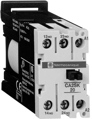 Schneider Electric CA2SK11M7 ПРОМЕЖУТОЧНОЕ РЕЛЕ 1НО+1НЗ, ЦЕПЬ УПРАВЛЕНИЯ 220В 50/60ГЦ, ВИНТОВОЙ ЗАЖИМ