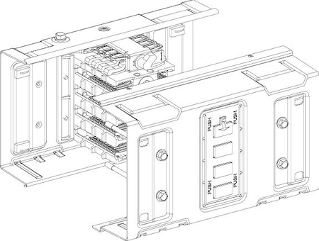Schneider Electric KSA1000ZJ4 СОЕДИНИТЕЛЬНЫЙ БЛОК 1000А