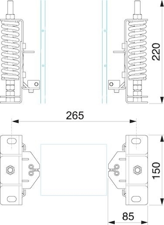 Schneider Electric KSB1000ZV3 КРОНШТЕЙН ЭТАЖНЫЙ НАПОЛЬНЫЙ